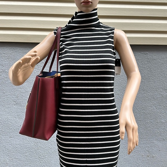 🔥🔥🔥Tory Burch Triple Perry Leather Tote Shoulder Bag - Picture 4 of 16